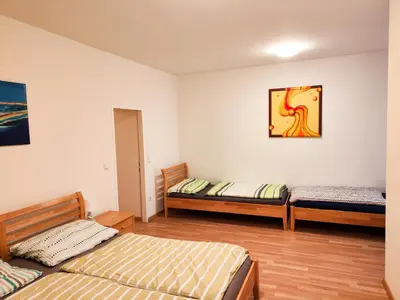 Ein Bett oder Betten in einem Zimmer der Unterkunft Youth Hostel Service Vienna