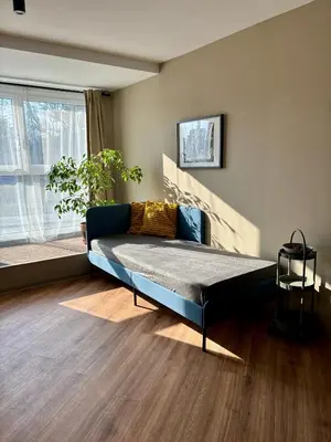Ein Sitzbereich in der Unterkunft Nest Natur Hostel