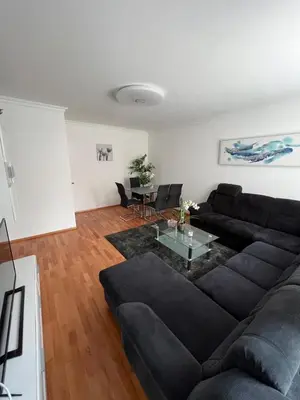 Ein Sitzbereich in der Unterkunft Monterey Apartment Vienna