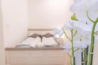 Ein Bett oder Betten in einem Zimmer der Unterkunft Affordable & Comfortable 1BR Apartment