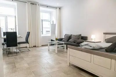 Ein Sitzbereich in der Unterkunft Affordable & Comfortable 1BR Apartment