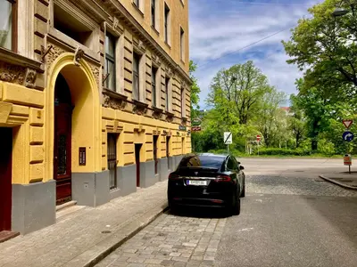 Das Gebäude in dem sich die Ferienwohnung befindet