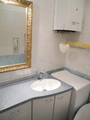Ein Badezimmer in der Unterkunft Jugendstil Apartment