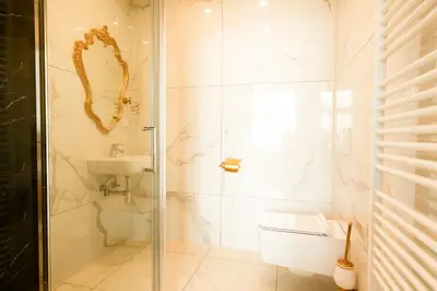 Ein Badezimmer in der Unterkunft XuBa ApartmentRooms Messe Wien Prater