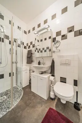 Ein Badezimmer in der Unterkunft Penthouse apartment - Sauna - Terrasse - Kamin - AC