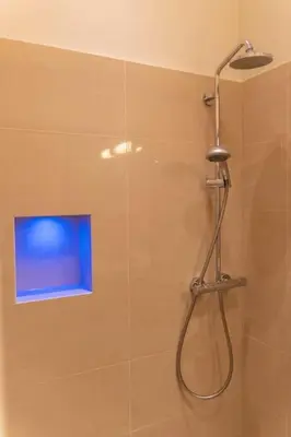 Ein Badezimmer in der Unterkunft josef's home I Apartment Klährgasse I 04