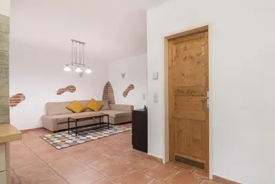 Ein Sitzbereich in der Unterkunft Spacious central apartment
