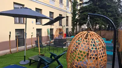 Ein Kinderspielbereich in der Unterkunft Adorable 2BR Apt. near Millenium Tower and Danube