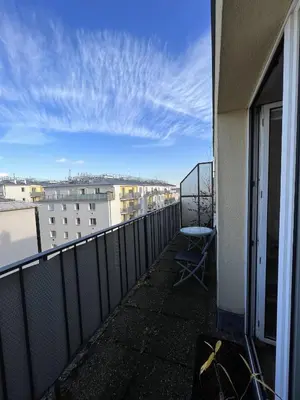 Ein Balkon oder eine Terrasse in der Unterkunft Loge Sollinger1190