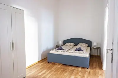 Ein Bett oder Betten in einem Zimmer der Unterkunft Vienna City Apartments 1090 Vienna