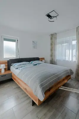Ein Bett oder Betten in einem Zimmer der Unterkunft Domus Optima - Cozy Retreat in Vienna
