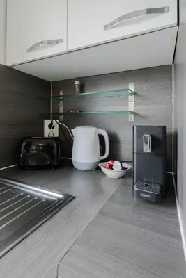 Küche/Küchenzeile in der Unterkunft Domus Optima - Cozy Retreat in Vienna