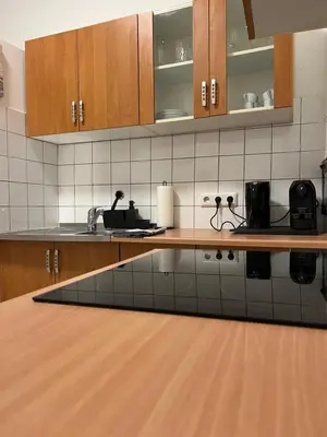 Küche/Küchenzeile in der Unterkunft Spacious & Deluxe big apartment near Prater