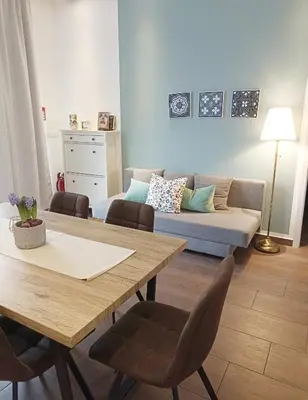 Ein Sitzbereich in der Unterkunft 3 bedrooms with ensuite bathrooms
