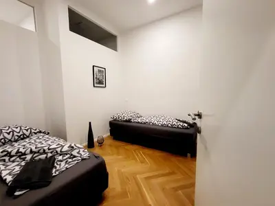 Ein Bett oder Betten in einem Zimmer der Unterkunft Apartment Hasengasse - Free Highspeed-Internet