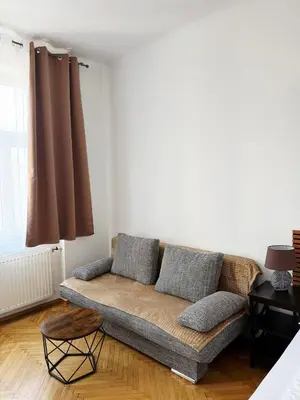 Ein Sitzbereich in der Unterkunft Apartment Hasengasse - Free Highspeed-Internet