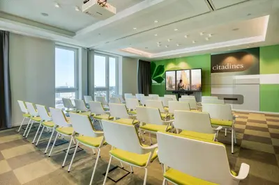 Der Geschäftsbereich oder Konferenzraum in der Unterkunft Citadines Danube Vienna