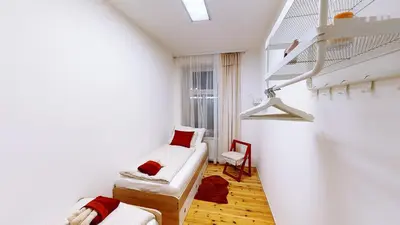Ein Bett oder Betten in einem Zimmer der Unterkunft Apartment Wood