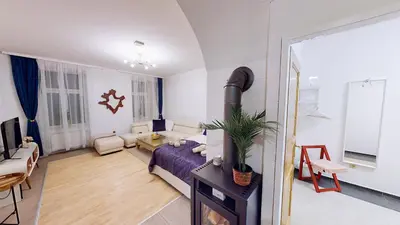 TV/Unterhaltungsangebot in der Unterkunft Apartment Wood