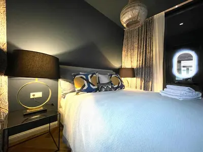 Ein Bett oder Betten in einem Zimmer der Unterkunft Luxury Stay Vienna