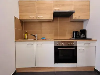 Küche/Küchenzeile in der Unterkunft Apartment Schweglerstrasse - near Stadthalle