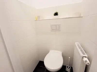 Ein Badezimmer in der Unterkunft Floridsdorfer Apartment - Free Highspeed-Internet