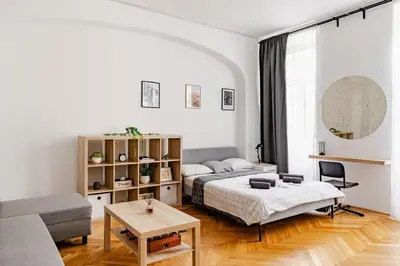 Ein Bett oder Betten in einem Zimmer der Unterkunft Apartment Vienna 11