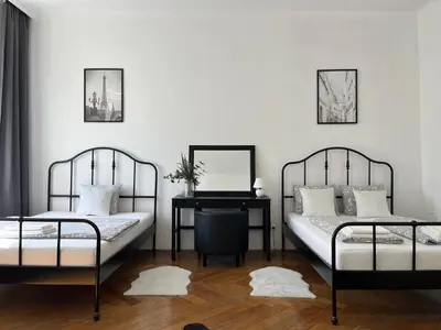 Ein Bett oder Betten in einem Zimmer der Unterkunft Beautiful city centre apartment