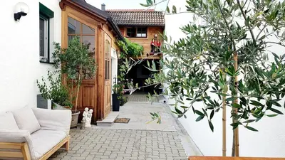 Ein Garten an der Unterkunft Casa Zara