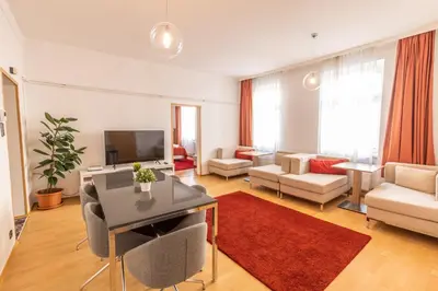 TV/Unterhaltungsangebot in der Unterkunft Hallo Vienna suite Apartment Nr 8