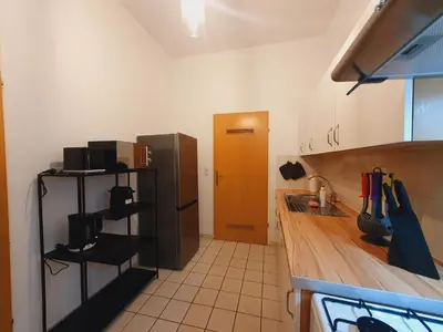 Küche/Küchenzeile in der Unterkunft Savoir Vivre Apartments Rueppgasse