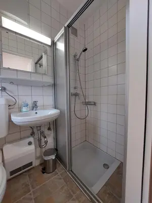 Ein Badezimmer in der Unterkunft Ferienwohnung Kutrowatz