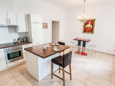 Küche/Küchenzeile in der Unterkunft Apartment Sobieskiplatz by Interhome
