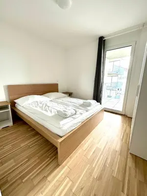 Ein Bett oder Betten in einem Zimmer der Unterkunft FORSTHAUS 32 FREE GARAGE