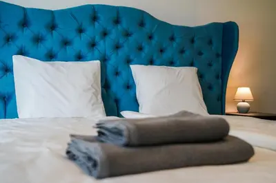 Ein Bett oder Betten in einem Zimmer der Unterkunft The View 1