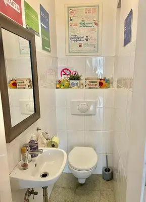 Ein Badezimmer in der Unterkunft Charmante Innenstadtwohnung