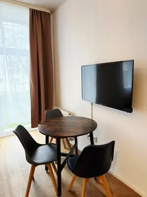 TV/Unterhaltungsangebot in der Unterkunft Donaufelder City Apartment