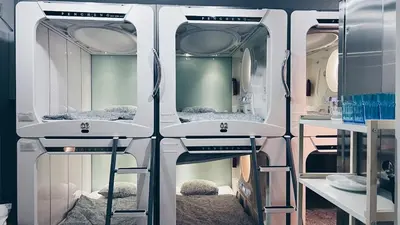 Ein Bett oder Betten in einem Zimmer der Unterkunft Space One Vienna - Apartment 2