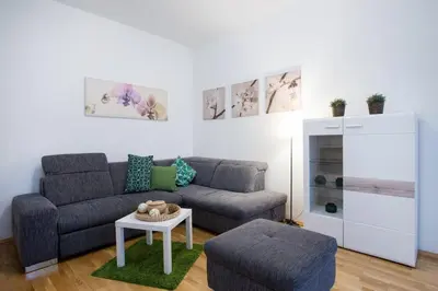 Ein Sitzbereich in der Unterkunft Relax Apartment Vienna City Center